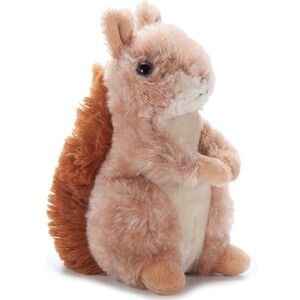 Petting Zoo Brown Squirrel Plush Stuffed Animal Made From Recycled Water Bottles